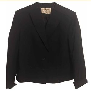 Jaeger Black 100% Wool Jacket
